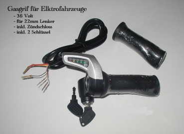 Gasgriff E-Bike 36 Volt NRG Nitro Hallgeber